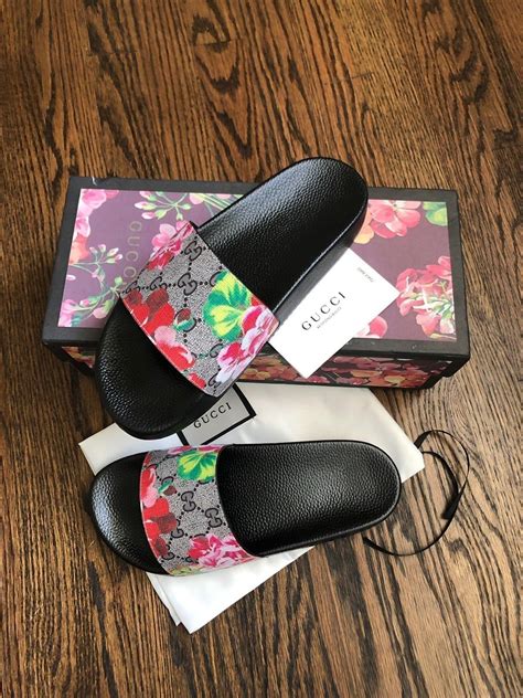 gucci bloom shoes|gucci slides pursuit.